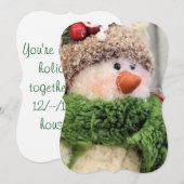 Der Schneemann schwindet Einladung (Vorne/Hinten)
