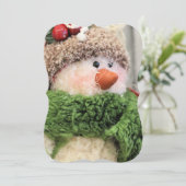Der Schneemann schwindet Einladung (Stehend Vorderseite)