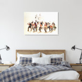 Der Schneeschuh-Tanz Leinwanddruck (Insitu (Schlafzimmer))