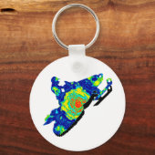 DER SCHNEESTRAUM SCHLÜSSELANHÄNGER (Vorderseite)