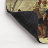 Der Schneesturm, 1786-87 Mousepad (Ecke)