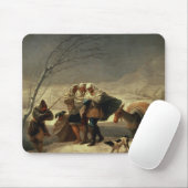 Der Schneesturm, 1786-87 Mousepad (Mit Mouse)