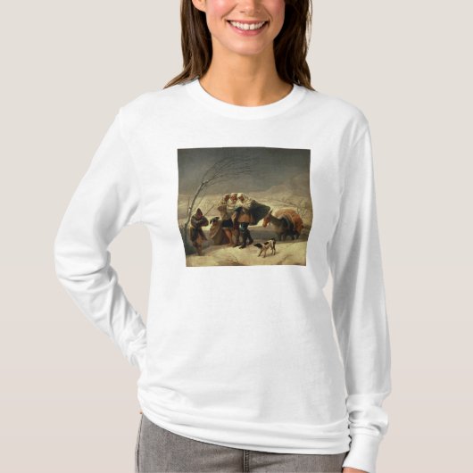 Der Schneesturm, 1786-87 T-Shirt (Vorderseite)