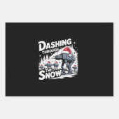 Der schneeweihnachtliche Familienurlaub ist ein Mu Geschenkpapier Set (Vorderseite)