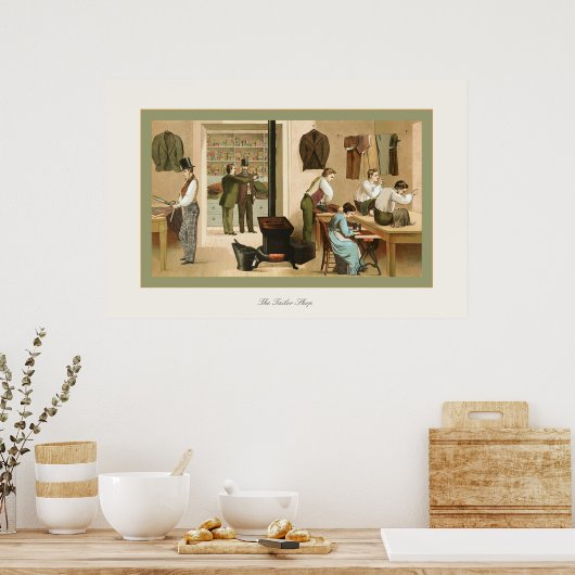 Der Schneiderladen Poster (Küche)