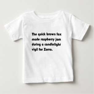 Der schnelle braune Fox aus Himbeere.. T-Shirt