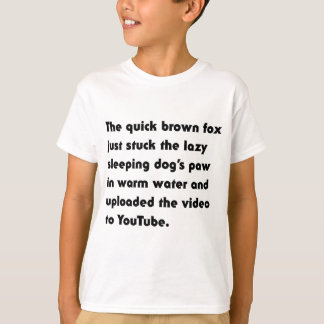Der schnelle braune Fox steckt einfach fest.. T - T-Shirt