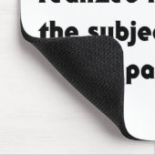 Der schnelle braune Fuchs.. Bohrer-Pangram-T - Shi Mousepad (Ecke)