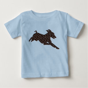 Der schnelle Brown-Hund springt über den faulen Baby T-shirt