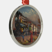 Der schnelle Post-Postdienst-Zug ab 1875 Ornament Aus Metall (Rechts)