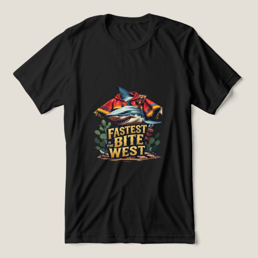 Der schnellste Biss im Westen Tri-Blend Shirt (Design Vorderseite)