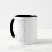 Der Schnitt eines Toga für "Britannicus" durch Tasse (Vorderseite Links)