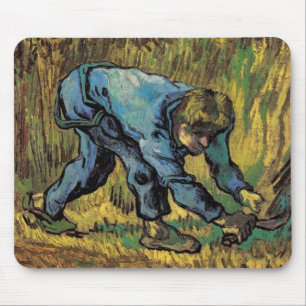 Der Schnitter mit Sichel von Vincent van Gogh Mousepad