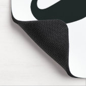 Der Schnurrbart-Entwurf Mousepad (Ecke)