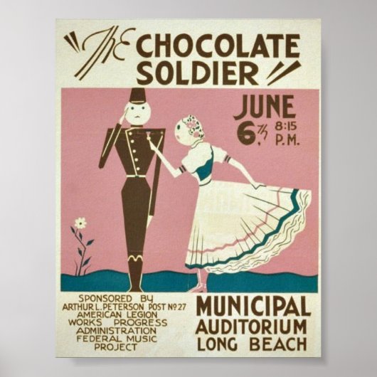 Der Schokoladensoldat Poster (Vorne)