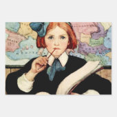 Der Scholar von Jessie Willcox Smith Geschenkpapier Set (Vorderseite 2)