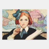 Der Scholar von Jessie Willcox Smith Geschenkpapier Set (Vorderseite)