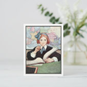 Der Scholar von Jessie Willcox Smith Postkarte (Stehend Vorderseite)