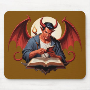 Der scholare Dämon - Dunkle Fantasieastasiepad Mousepad