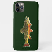 Der schöne Bachforellen-Fischer Case-Mate iPhone Hülle (Rückseite)