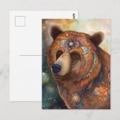 Der schöne Bär Postkarte (Vorne/Hinten)