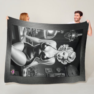 Der schöne Blick der Wissenschaft von Xzendor7 Fleecedecke