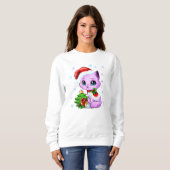 Der schöne die Strickjacke Hand gezeichneten Sweatshirt (Vorne ganz)