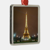 Der schöne Eiffelturm Silbernes Ornament (Rechts)