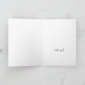 Der schöne elegante Valentinstag Karte (Innenseite)