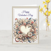 Der schöne elegante Valentinstag Karte (Gelbe Blume)