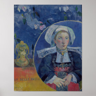 Der schöne Engel , 1889 Poster