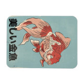 Der schöne Goldfisch Magnet (Horizontal)