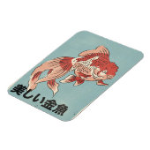 Der schöne Goldfisch Magnet (Linke Seite)