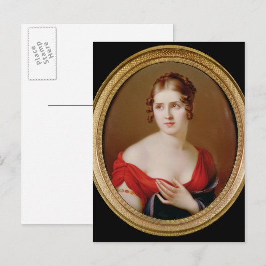 Der schöne Grieche Postkarte (Vorne/Hinten)