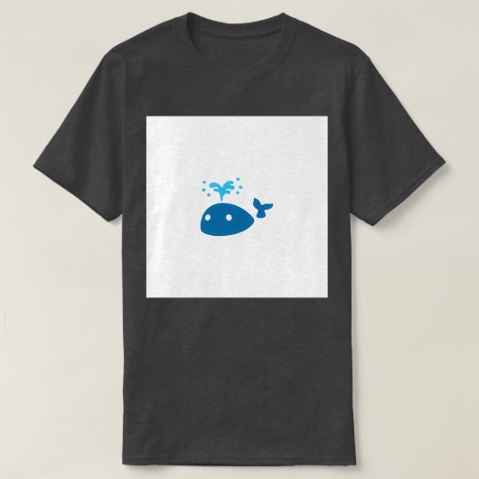 Der schöne große Blauwal T-Shirt (Design vorne)