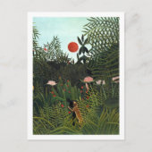 Der schöne Henri Rousseau-Jungfrau-Wald Postkarte (Vorderseite)