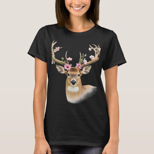 der schöne Hirsch T-Shirt (Vorderseite)
