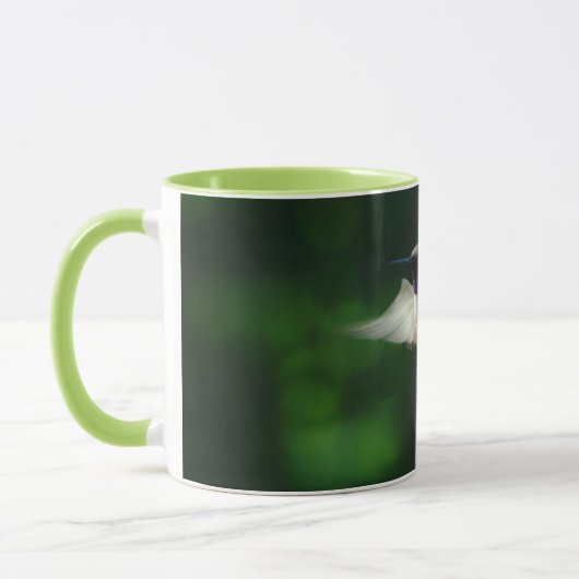 Der schöne Hummingbird im Flight Art Tasse (Links)