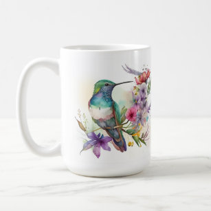 Der schöne Hummingvogel und die Blume Kaffeetasse