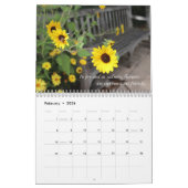 Der schöne Kalender der gelben Blumen (Feb 2026)