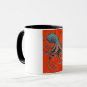 Der schöne Krake Tasse (Vorderseite Links)
