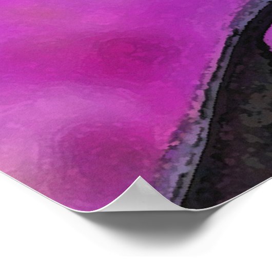 Der schöne Lavendel Poster (Ecke)