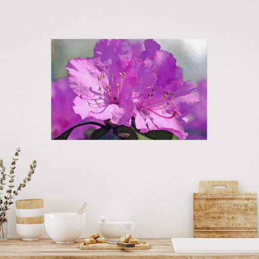 Der schöne Lavendel Poster (Küche)