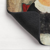 Der schöne Lebensmittelhändler Mousepad (Ecke)