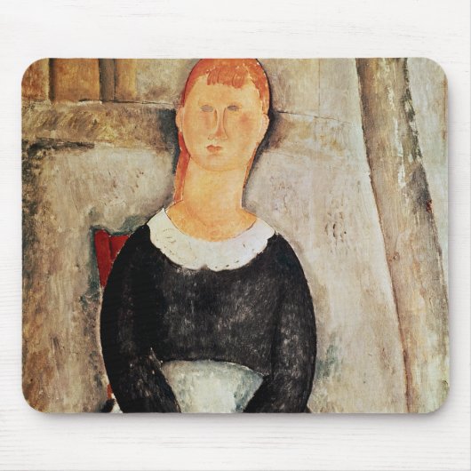 Der schöne Lebensmittelhändler Mousepad (Vorne)