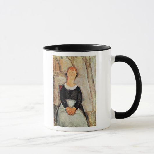 Der schöne Lebensmittelhändler Tasse (Rechts)