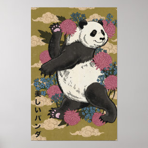 Der schöne Panda Poster