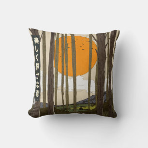 Der schöne, ruhige Wald Kissen