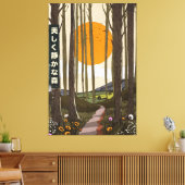 Der schöne, ruhige Wald Leinwanddruck (Insitu (Wohnzimmer))