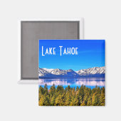 Der schöne See Tahoe Magnet (Vorderseite/Rückseite)
